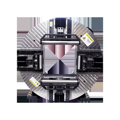 Fuerza de sujeción de corte de tubería de acero inoxidable rotativa automática CNC profesional 3.5KN