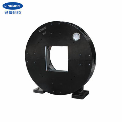 Lingman Simple Doble Acción Pneumático Chuck para la lámina de tubo integrado máquinas Cuadrado hueco
