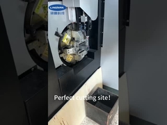 mandíbula láser F130 CNC Torno de potencia neumática mandíbula con 4 mandíbulas para la máquina de corte láser de tubería