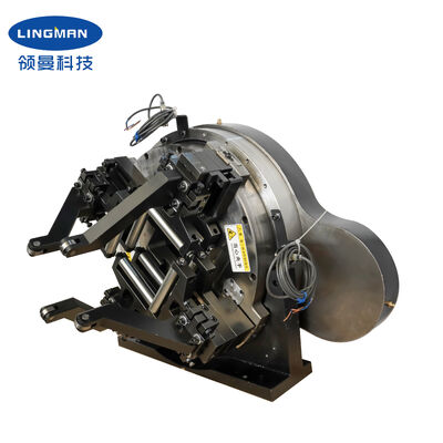 Portabrocas neumático Lingman Laser para corte biselado de tubos, rango de sujeción de 120 mm, 170 mm, 230 mm, 290 mm, para máquina de corte de tubos