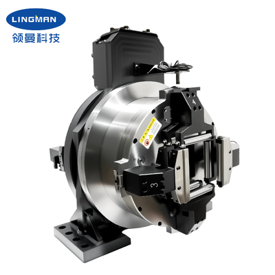 LINGMAN Full-Stroke Double-Acting Pneumatic Chuck ️ Alta precisión de sujeción sincronizada para hasta 130 mm de tubo de tubería