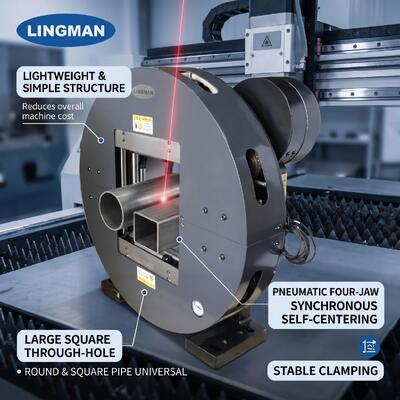 LM 245mm de diámetro de la presión de lasers huecos para el corte de tubería industrial de precisión