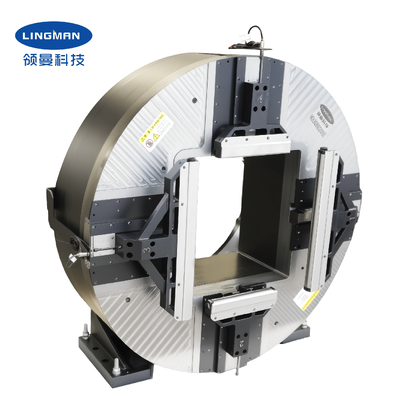 640 mm Gran cavidad láser rotativa delantera con 25KN fuerza de sujeción para el corte por láser industrial