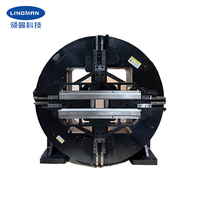 Mandril Lingman 640 de Agujero Grande, Universal para Tubos Cuadrados y Redondos, Corte Estable de Sujeción y Rotación
