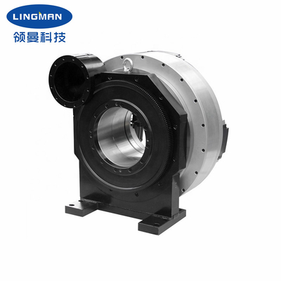 Mandíbulas rotatorios más altos Chuck For Pipe Cutting Machine neumático de la exactitud 4